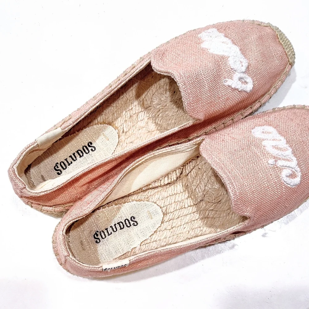 Soludos Pink 'ciao bella' Espadrilles